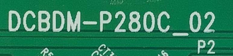 T-CON PARA TV VIZIO / NUMERO DE PARTE 8P30D0276400A / DCBDM-P280C_02 / 21052500122386 / CC580PV5D /  PANEL TPT580WR-PV5D.K REV:S03G / MODELO V585-J01 LTCUE9 - Imagen 3